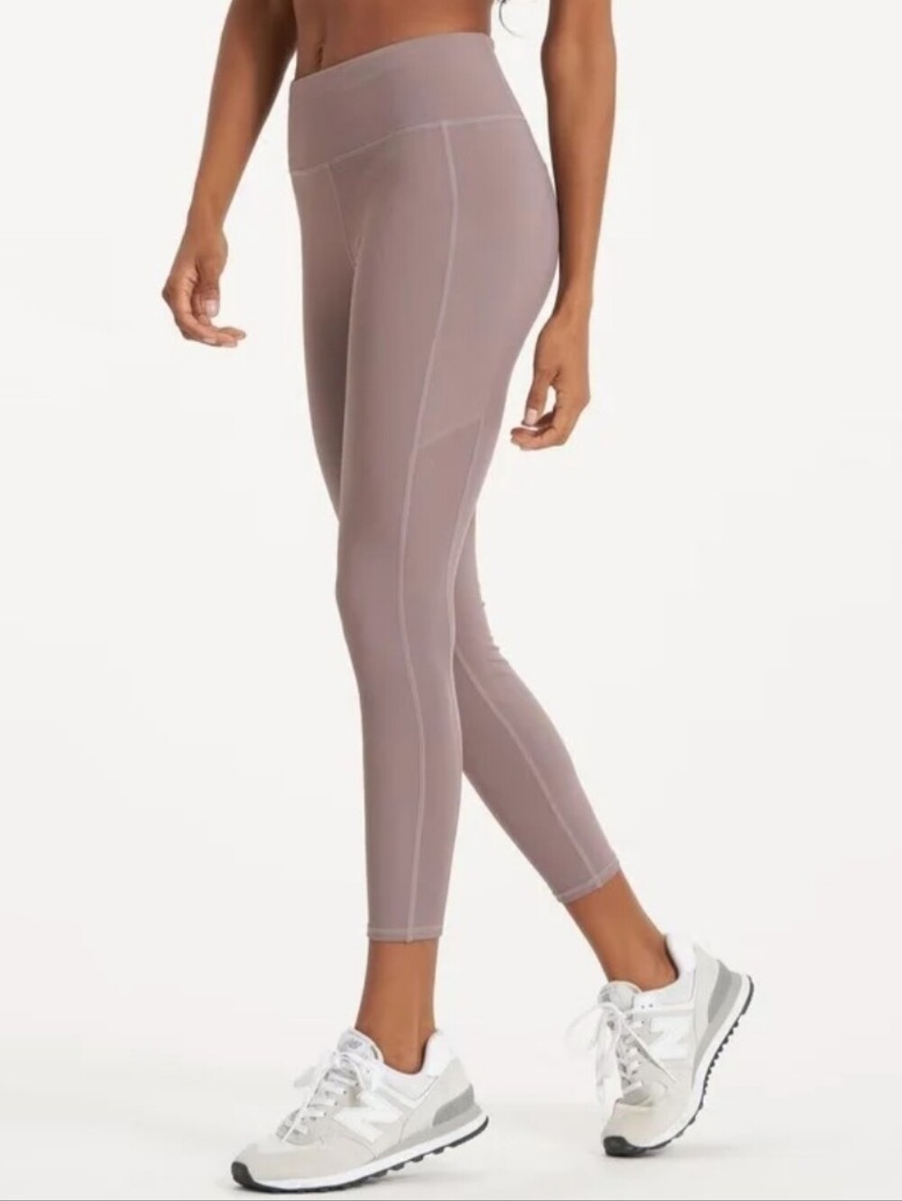 Vuori Stride Leggings Performance Hazel Light Plum 7/8 Length Womens Size M